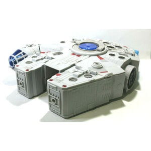 2017 Star Wars Hasbro Millennium Falcon Lights Up Sounds Tested Works 15"x12"